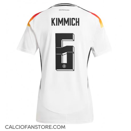 Maglia Calcio Germania Joshua Kimmich #6 Prima Divisa Donna Europei 2024 Manica Corta